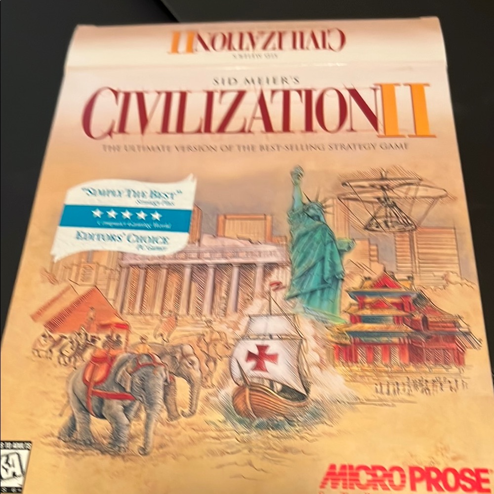Civilization II Strategy Game Box